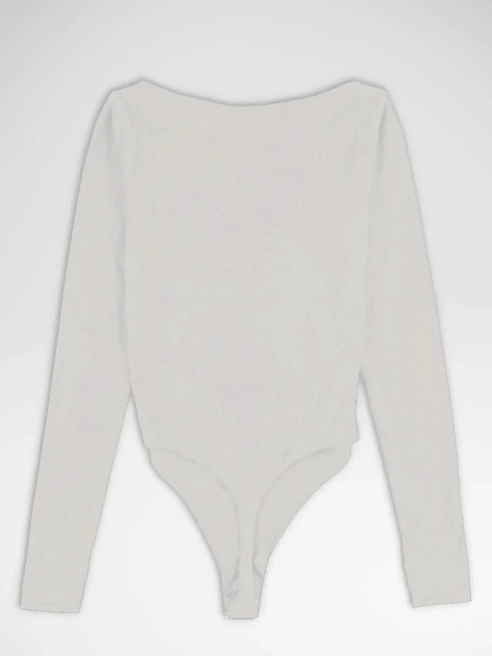 Lululemon Wundermost Ultra-Soft Nulu Wrap-Front Long-Sleeve Bodysuit Cream - Siz